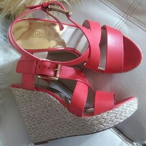 Michael kors espadrille wedges